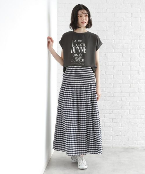 THE SHOP TK / ザ ショップ ティーケー Tシャツ | アソートプリントTシャツ【防シワ／接触冷感／UV／洗濯機OK】 | 詳細14