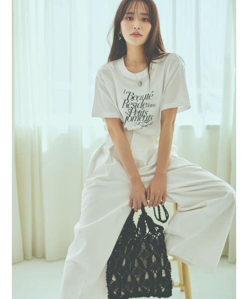 THE SHOP TK / ザ ショップ ティーケー Tシャツ | ロゴアソートTシャツ【接触冷感/UVケア/洗濯機OK】 | 詳細2