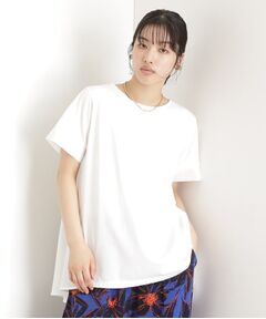 THE SHOP TK / ザ ショップ ティーケー チュニック | 切替バックギャザーチュニック【洗濯機OK/接触冷感/UV】