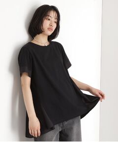 THE SHOP TK / ザ ショップ ティーケー チュニック | 切替バックギャザーチュニック【洗濯機OK/接触冷感/UV】