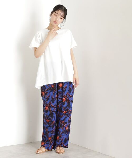 THE SHOP TK / ザ ショップ ティーケー チュニック | 切替バックギャザーチュニック【洗濯機OK/接触冷感/UV】 | 詳細1