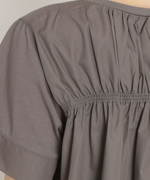 THE SHOP TK / ザ ショップ ティーケー チュニック | 切替バックギャザーチュニック【洗濯機OK/接触冷感/UV】 | 詳細10