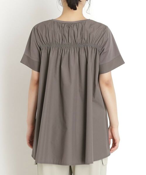 THE SHOP TK / ザ ショップ ティーケー チュニック | 切替バックギャザーチュニック【洗濯機OK/接触冷感/UV】 | 詳細19