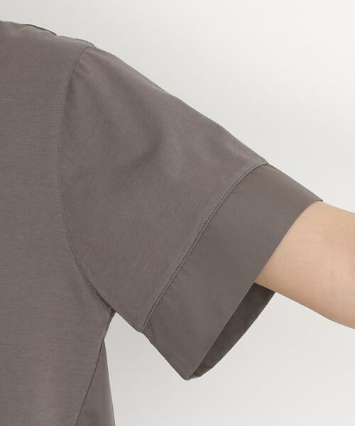 THE SHOP TK / ザ ショップ ティーケー チュニック | 切替バックギャザーチュニック【洗濯機OK/接触冷感/UV】 | 詳細21