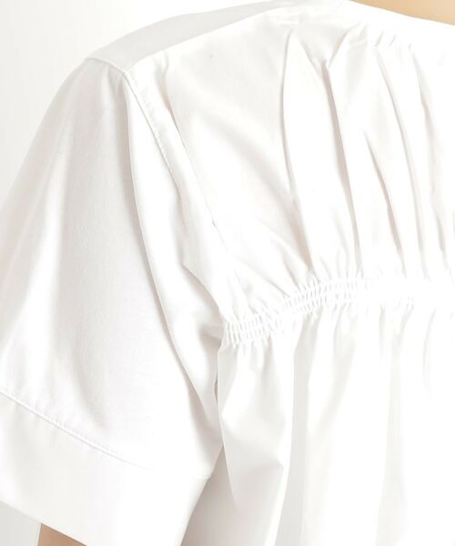 THE SHOP TK / ザ ショップ ティーケー チュニック | 切替バックギャザーチュニック【洗濯機OK/接触冷感/UV】 | 詳細4