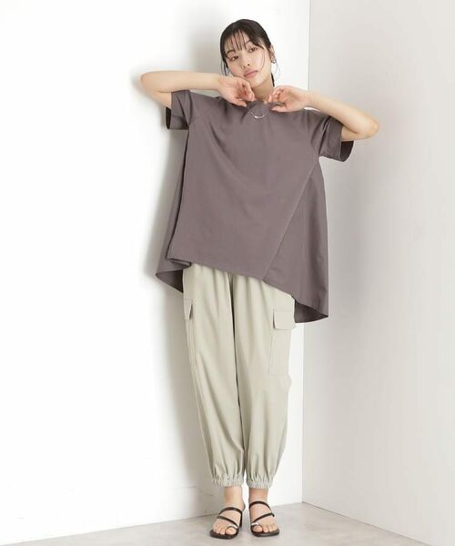 THE SHOP TK / ザ ショップ ティーケー チュニック | 切替バックギャザーチュニック【洗濯機OK/接触冷感/UV】 | 詳細7