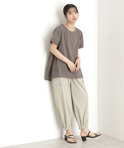 THE SHOP TK / ザ ショップ ティーケー チュニック | 切替バックギャザーチュニック【洗濯機OK/接触冷感/UV】 | 詳細9