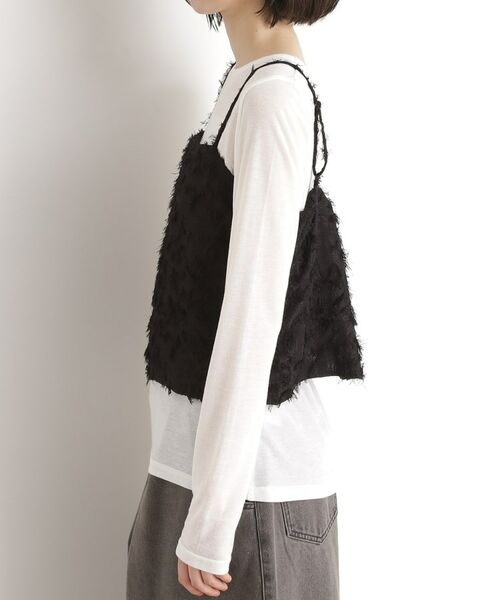 THE SHOP TK / ザ ショップ ティーケー その他トップス | シアーフライスセットビスチェ【洗える】 | 詳細10