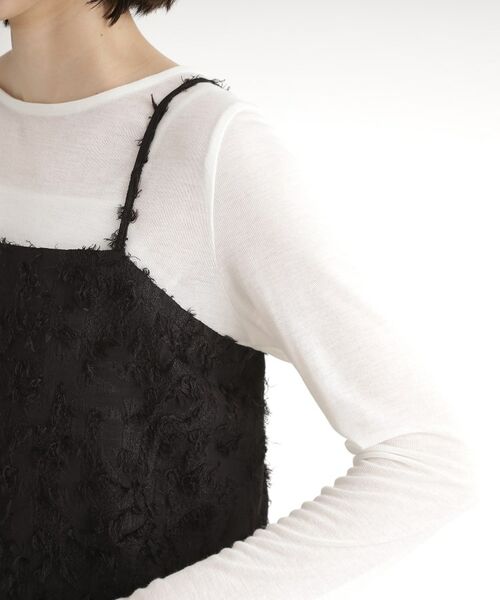 THE SHOP TK / ザ ショップ ティーケー その他トップス | シアーフライスセットビスチェ【洗える】 | 詳細15