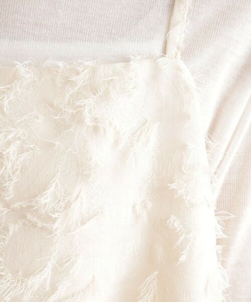 THE SHOP TK / ザ ショップ ティーケー その他トップス | シアーフライスセットビスチェ【洗える】 | 詳細4