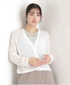 THE SHOP TK / ザ ショップ ティーケー その他トップス | シアーカーデ＆タンクトップ【セットアイテム/洗える】