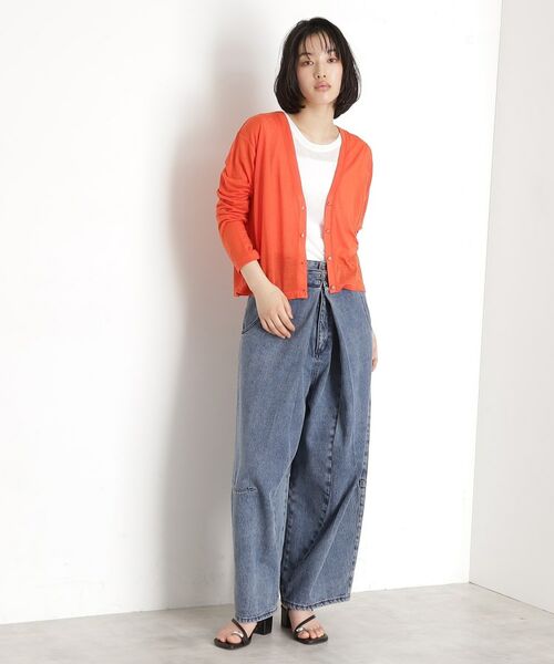 THE SHOP TK / ザ ショップ ティーケー その他トップス | シアーカーデ＆タンクトップ【セットアイテム/洗える】 | 詳細15