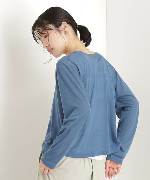 THE SHOP TK / ザ ショップ ティーケー その他トップス | シアーカーデ＆タンクトップ【セットアイテム/洗える】 | 詳細19