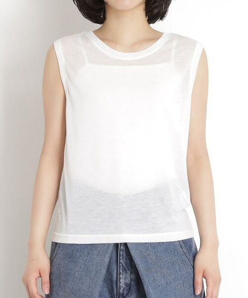 THE SHOP TK / ザ ショップ ティーケー その他トップス | シアーカーデ＆タンクトップ【セットアイテム/洗える】 | 詳細30