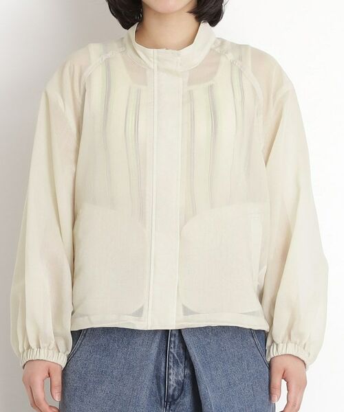 THE SHOP TK / ザ ショップ ティーケー レザーブルゾン・ジャケット | シアースタンドカラーブルゾン【洗える】 | 詳細10