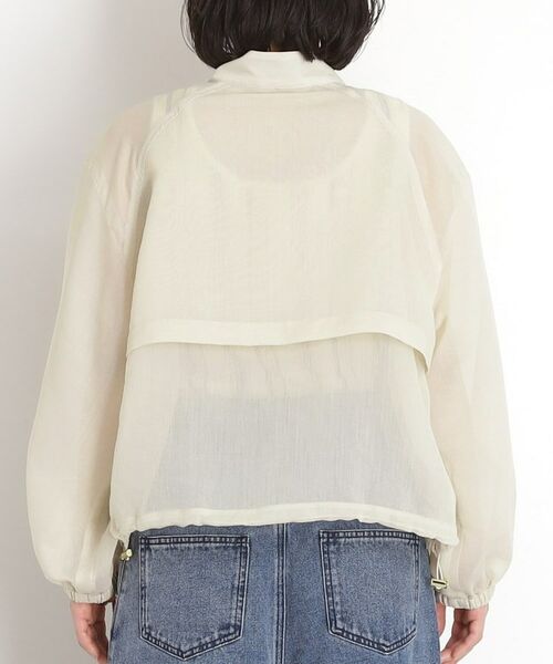 THE SHOP TK / ザ ショップ ティーケー レザーブルゾン・ジャケット | シアースタンドカラーブルゾン【洗える】 | 詳細12