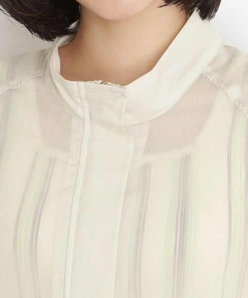 THE SHOP TK / ザ ショップ ティーケー レザーブルゾン・ジャケット | シアースタンドカラーブルゾン【洗える】 | 詳細13