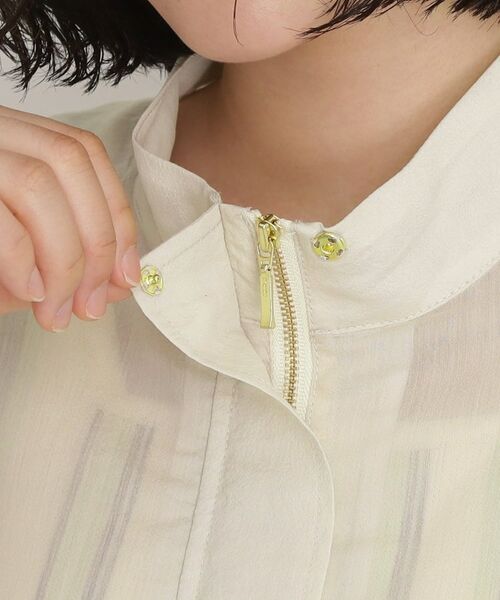 THE SHOP TK / ザ ショップ ティーケー レザーブルゾン・ジャケット | シアースタンドカラーブルゾン【洗える】 | 詳細14