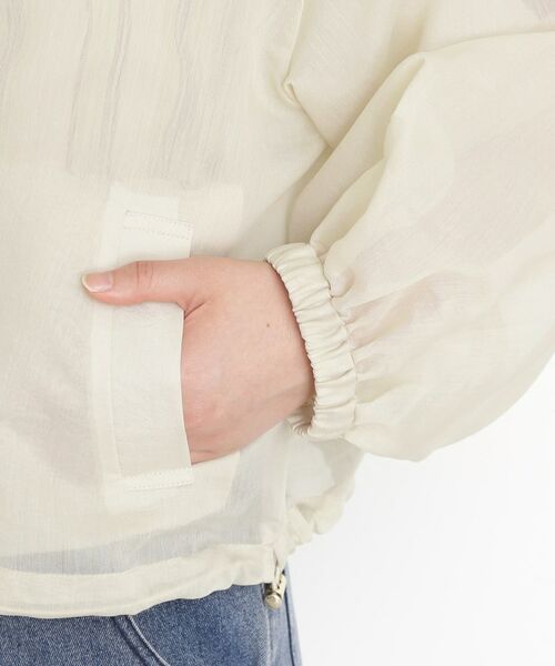 THE SHOP TK / ザ ショップ ティーケー レザーブルゾン・ジャケット | シアースタンドカラーブルゾン【洗える】 | 詳細17