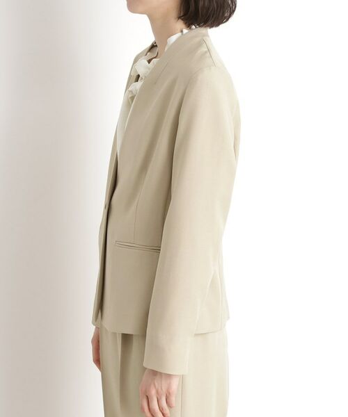 THE SHOP TK / ザ ショップ ティーケー ノーカラージャケット | 【セットアップ可】ノーカラージャケット | 詳細10