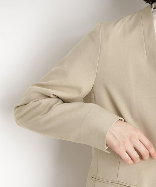 THE SHOP TK / ザ ショップ ティーケー ノーカラージャケット | 【セットアップ可】ノーカラージャケット | 詳細13