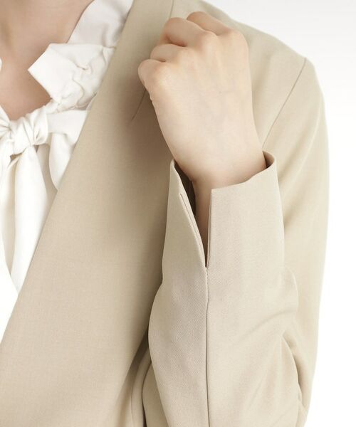 THE SHOP TK / ザ ショップ ティーケー ノーカラージャケット | 【セットアップ可】ノーカラージャケット | 詳細14
