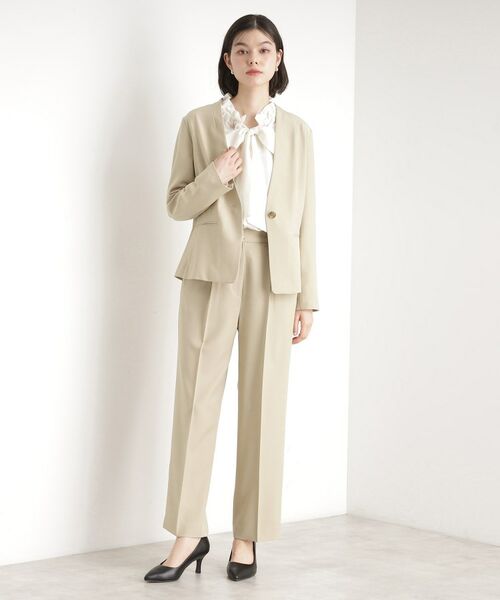 THE SHOP TK / ザ ショップ ティーケー ノーカラージャケット | 【セットアップ可】ノーカラージャケット | 詳細7