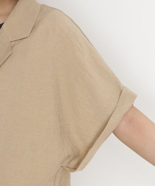 THE SHOP TK / ザ ショップ ティーケー テーラードジャケット | リネン混半袖テーラージャケット【洗える/セットアップ可】 | 詳細22