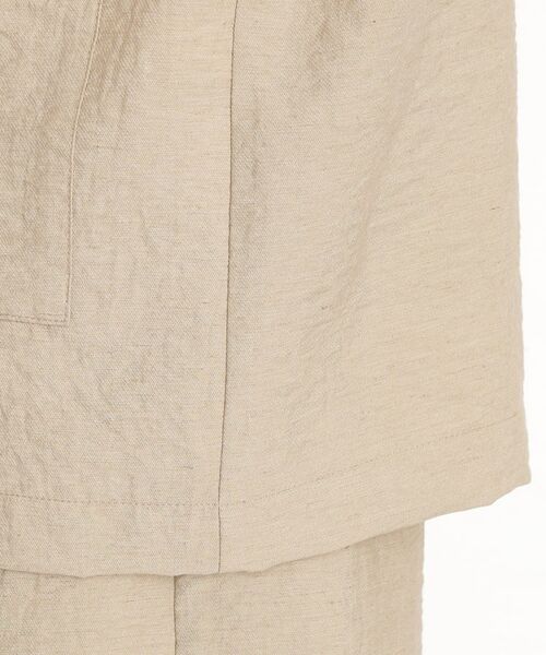 THE SHOP TK / ザ ショップ ティーケー テーラードジャケット | リネン混半袖テーラージャケット【洗える/セットアップ可】 | 詳細24