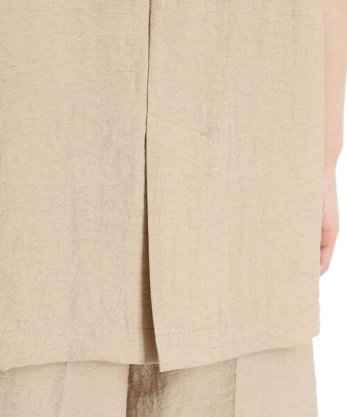 THE SHOP TK / ザ ショップ ティーケー テーラードジャケット | リネン混半袖テーラージャケット【洗える/セットアップ可】 | 詳細25