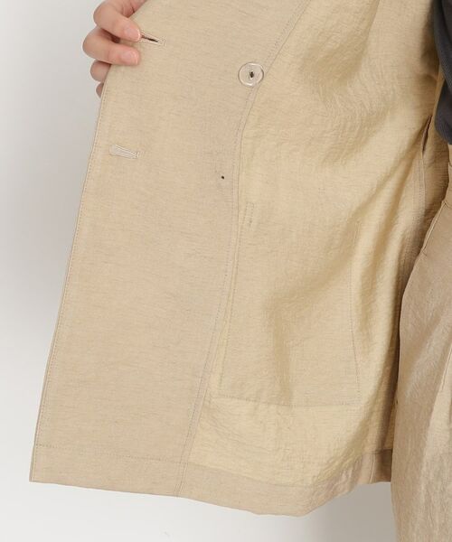 THE SHOP TK / ザ ショップ ティーケー テーラードジャケット | リネン混半袖テーラージャケット【洗える/セットアップ可】 | 詳細26