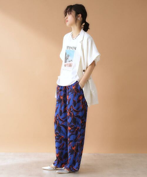 THE SHOP TK / ザ ショップ ティーケー テーラードジャケット | リネン混半袖テーラージャケット【洗える/セットアップ可】 | 詳細5