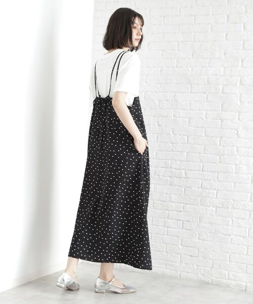 THE SHOP TK / ザ ショップ ティーケー ワンピース | ドット柄キャミワンピース/洗える | 詳細10