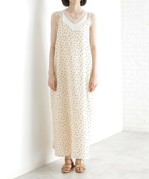 THE SHOP TK / ザ ショップ ティーケー ワンピース | ドット柄キャミワンピース/洗える | 詳細12