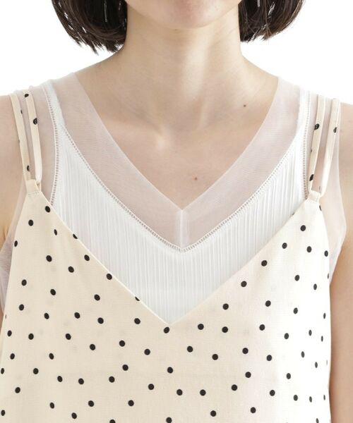 THE SHOP TK / ザ ショップ ティーケー ワンピース | ドット柄キャミワンピース/洗える | 詳細15