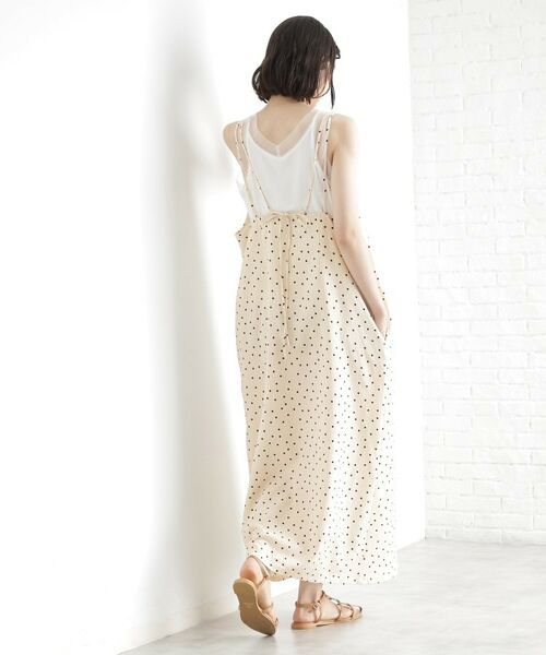 THE SHOP TK / ザ ショップ ティーケー ワンピース | ドット柄キャミワンピース/洗える | 詳細5