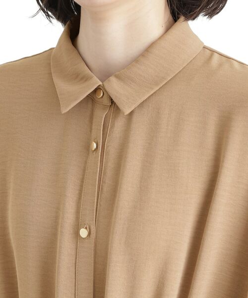 THE SHOP TK / ザ ショップ ティーケー ロング・マキシ丈ワンピース | シャツワンピース【防シワ／接触冷感／UV／洗濯機OK】 | 詳細17