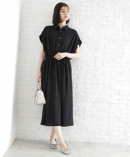 THE SHOP TK / ザ ショップ ティーケー ロング・マキシ丈ワンピース | シャツワンピース【防シワ／接触冷感／UV／洗濯機OK】 | 詳細2