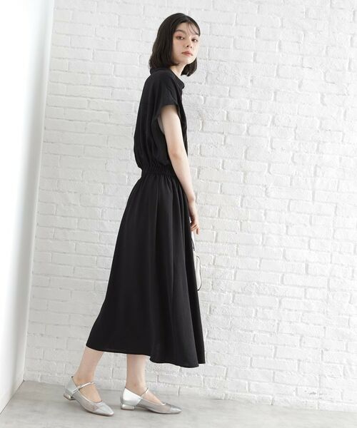 THE SHOP TK / ザ ショップ ティーケー ロング・マキシ丈ワンピース | シャツワンピース【防シワ／接触冷感／UV／洗濯機OK】 | 詳細3