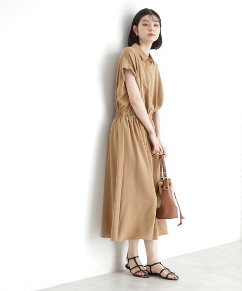 THE SHOP TK / ザ ショップ ティーケー ロング・マキシ丈ワンピース | シャツワンピース【防シワ／接触冷感／UV／洗濯機OK】 | 詳細7