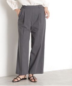 THE SHOP TK / ザ ショップ ティーケー ショート・ハーフ・半端丈パンツ | 【XS-XLサイズ/ラクに穿ける】ハイパーストレッチワイドパンツ/接触冷感/洗える