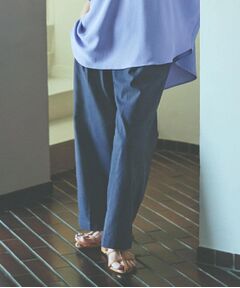 THE SHOP TK / ザ ショップ ティーケー ショート・ハーフ・半端丈パンツ | 【XS-XLサイズ/ラクに穿ける】ハイパーストレッチワイドパンツ/接触冷感/洗える