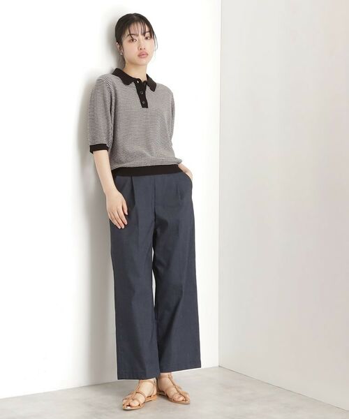 THE SHOP TK / ザ ショップ ティーケー ショート・ハーフ・半端丈パンツ | 【XS-XLサイズ/ラクに穿ける】ハイパーストレッチワイドパンツ/接触冷感/洗える | 詳細16