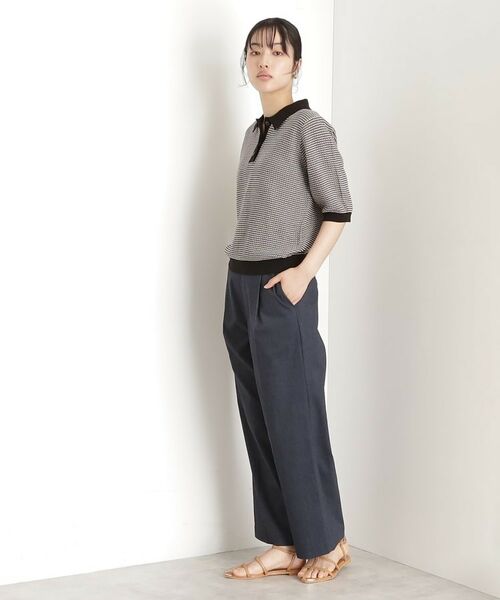 THE SHOP TK / ザ ショップ ティーケー ショート・ハーフ・半端丈パンツ | 【XS-XLサイズ/ラクに穿ける】ハイパーストレッチワイドパンツ/接触冷感/洗える | 詳細17