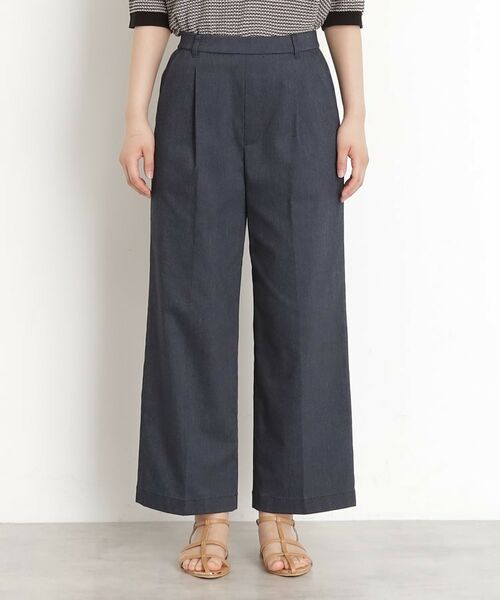 THE SHOP TK / ザ ショップ ティーケー ショート・ハーフ・半端丈パンツ | 【XS-XLサイズ/ラクに穿ける】ハイパーストレッチワイドパンツ/接触冷感/洗える | 詳細19