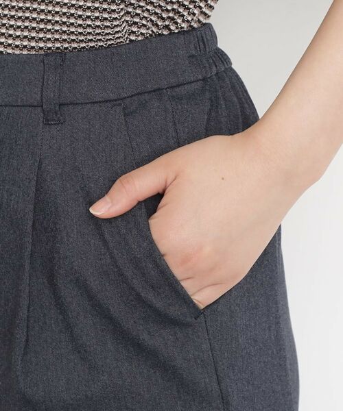 THE SHOP TK / ザ ショップ ティーケー ショート・ハーフ・半端丈パンツ | 【XS-XLサイズ/ラクに穿ける】ハイパーストレッチワイドパンツ/接触冷感/洗える | 詳細23