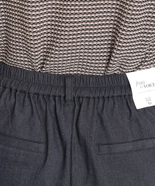 THE SHOP TK / ザ ショップ ティーケー ショート・ハーフ・半端丈パンツ | 【XS-XLサイズ/ラクに穿ける】ハイパーストレッチワイドパンツ/接触冷感/洗える | 詳細24