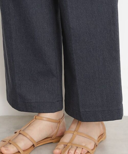 THE SHOP TK / ザ ショップ ティーケー ショート・ハーフ・半端丈パンツ | 【XS-XLサイズ/ラクに穿ける】ハイパーストレッチワイドパンツ/接触冷感/洗える | 詳細26