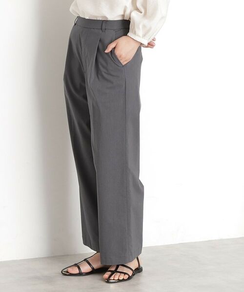 THE SHOP TK / ザ ショップ ティーケー ショート・ハーフ・半端丈パンツ | 【XS-XLサイズ/ラクに穿ける】ハイパーストレッチワイドパンツ/接触冷感/洗える | 詳細3