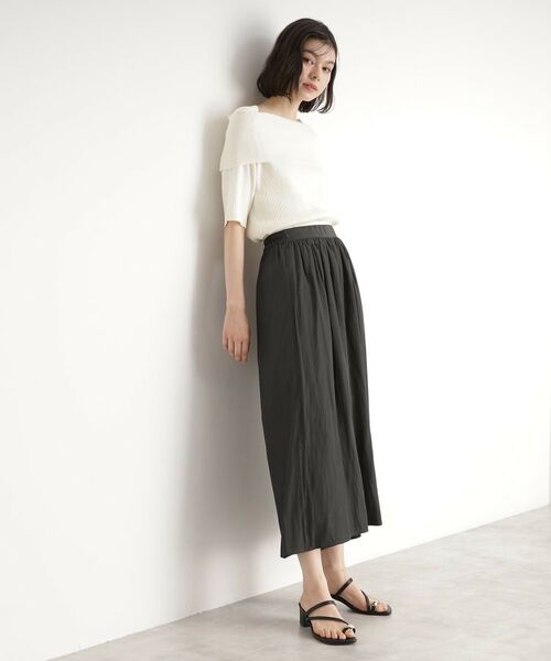 THE SHOP TK / ザ ショップ ティーケー ショート・ハーフ・半端丈パンツ | ギャザースカーチョ【洗える/親子リンク】 | 詳細2